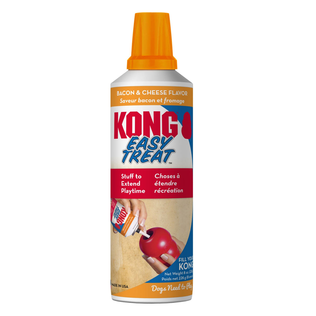 KONG EASY TREAT PASTE DOG TREAT BACON & CHEESE 1EA/8OZ