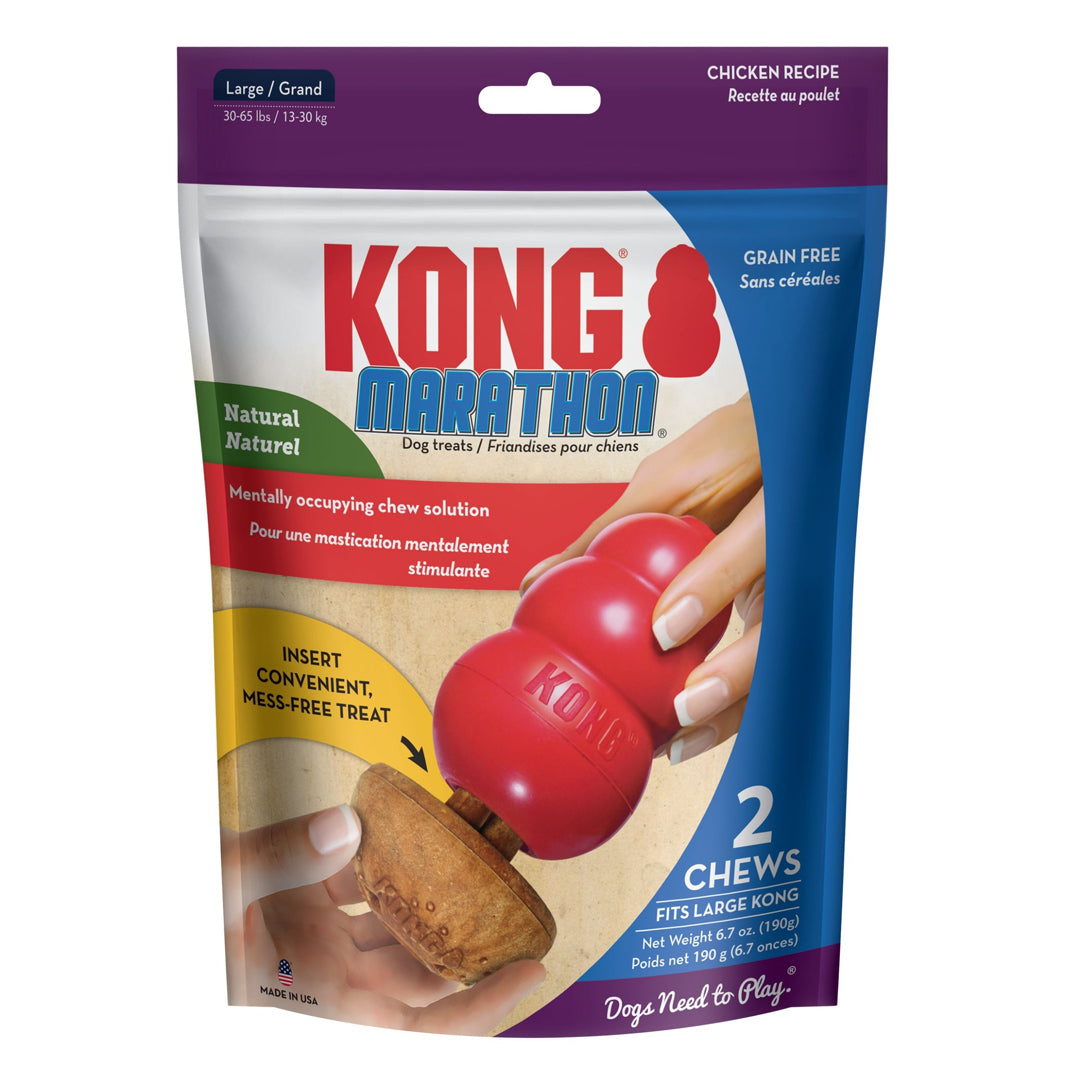 KONG MARATHON DOG TREATS CHICKEN LARGE
