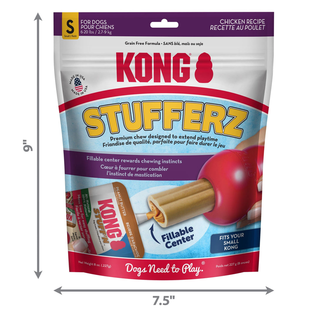KONG STUFFERZ DENTAL DOG CHEW CHICKEN SMALL
