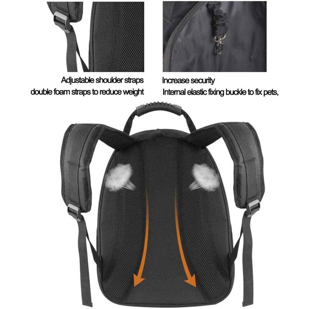 PET HARDSHELL TRAVELING BACKPACK
