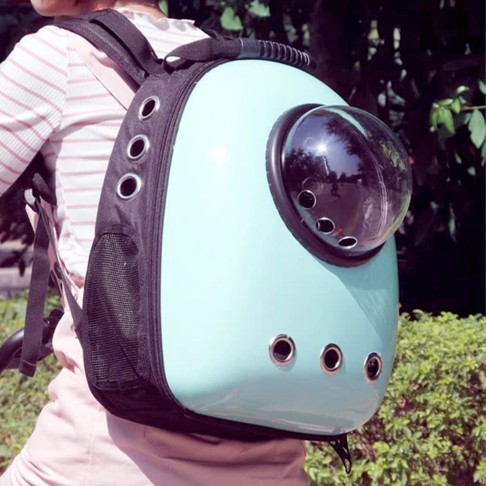 PET HARDSHELL TRAVELING BACKPACK
