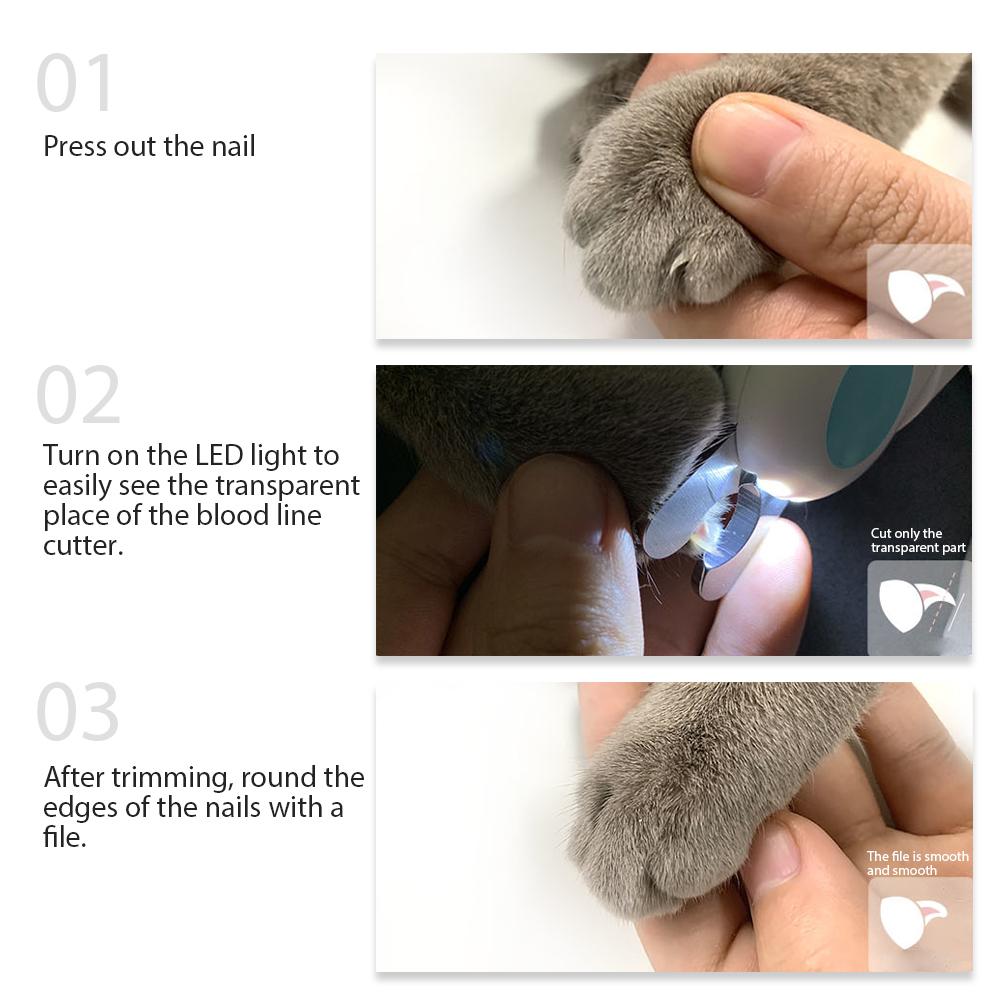 LED DOG NAIL CLIPPER