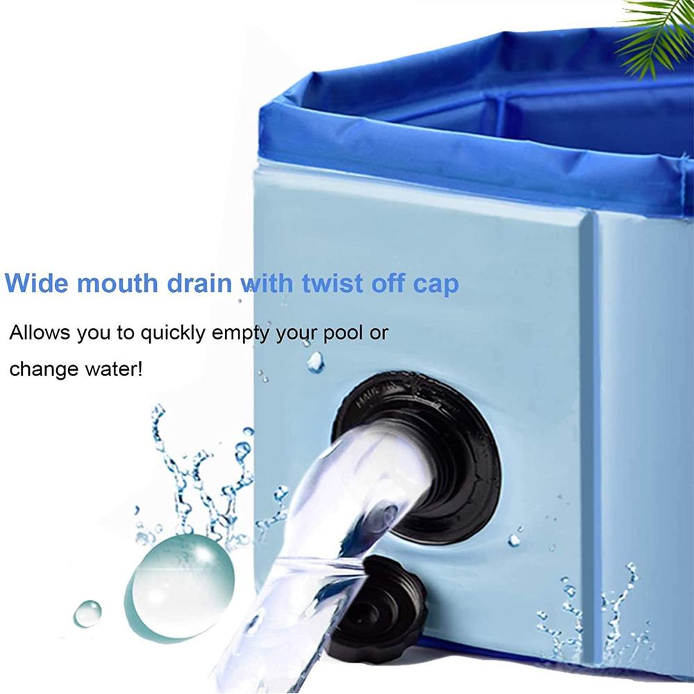 FOLDABLE PET OUTDOOR SWIMMING POOL