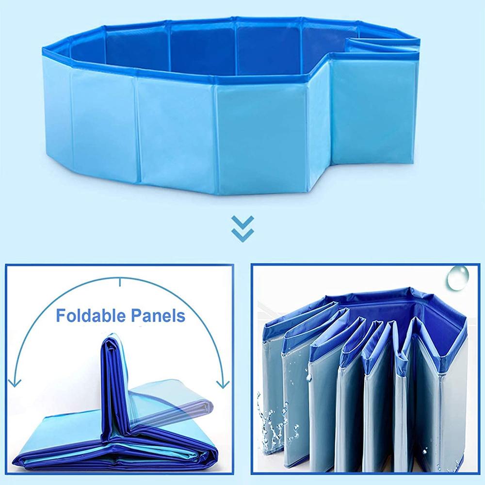FOLDABLE PET OUTDOOR SWIMMING POOL