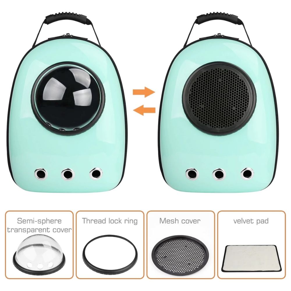 PET HARDSHELL TRAVELING BACKPACK