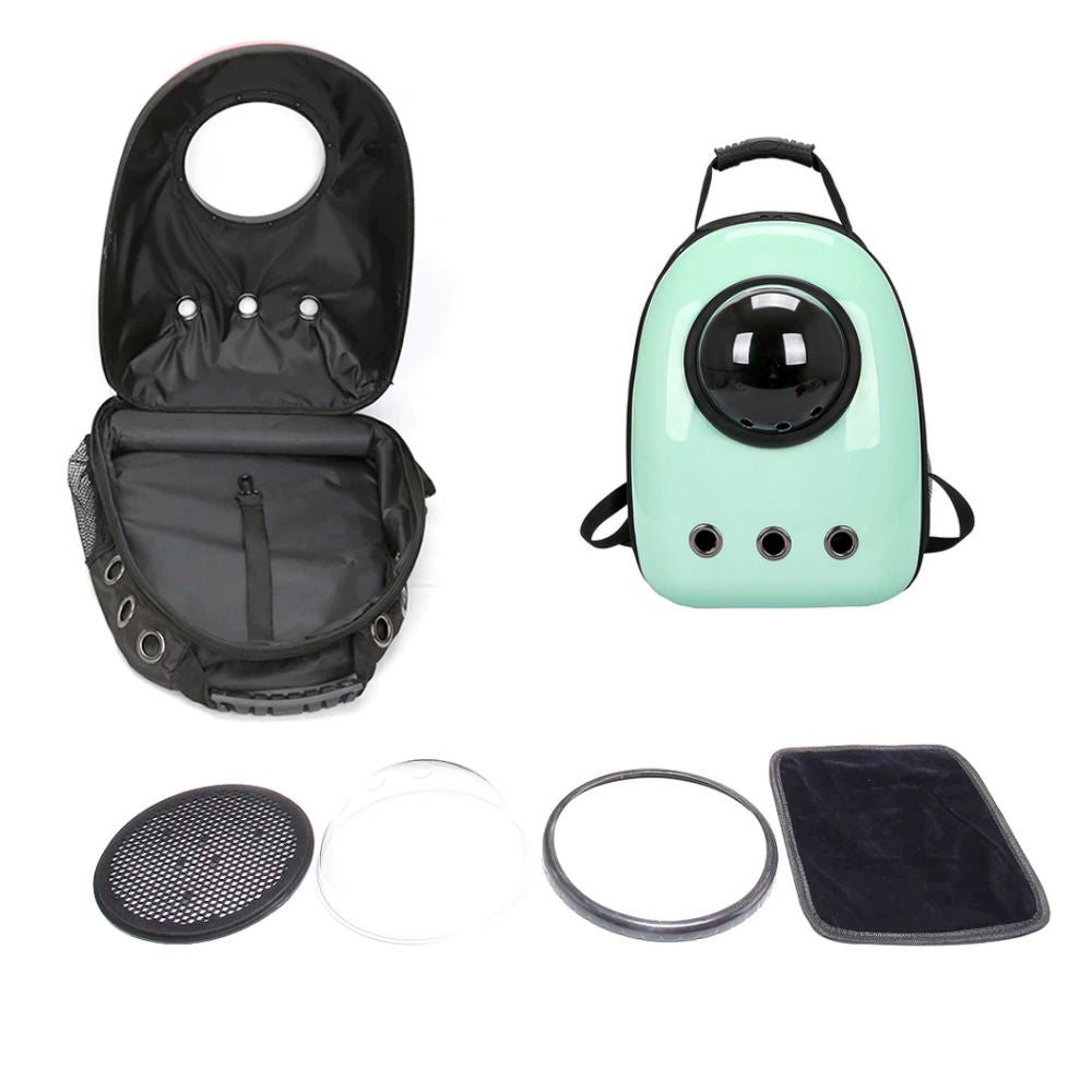 PET HARDSHELL TRAVELING BACKPACK