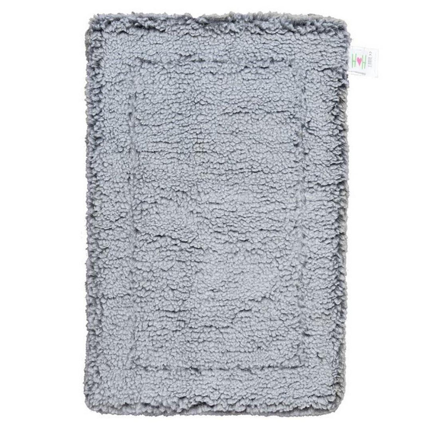 HUGGLEHOUNDS DOG FLEECE MAT GRAY LARGE