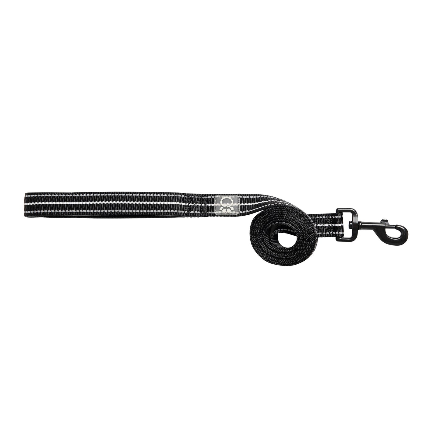REFLECTIVE DOG LEASH - BLACK