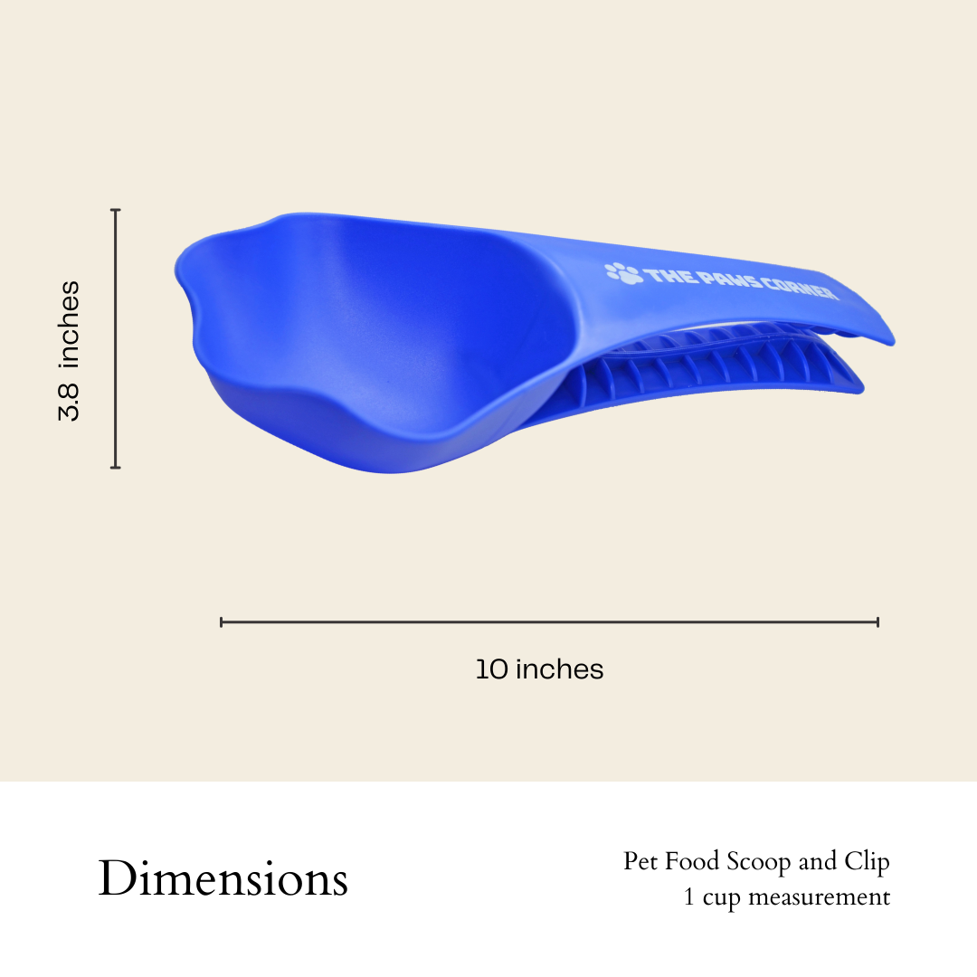 2 IN 1 PAW-SHAPED PET FOOD SCOOP