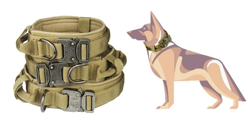 DURABLE MILITARY TACTICAL DOG COLLAR
