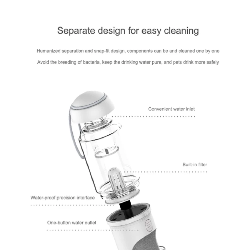 PORTABLE DOG WATER BOTTLE