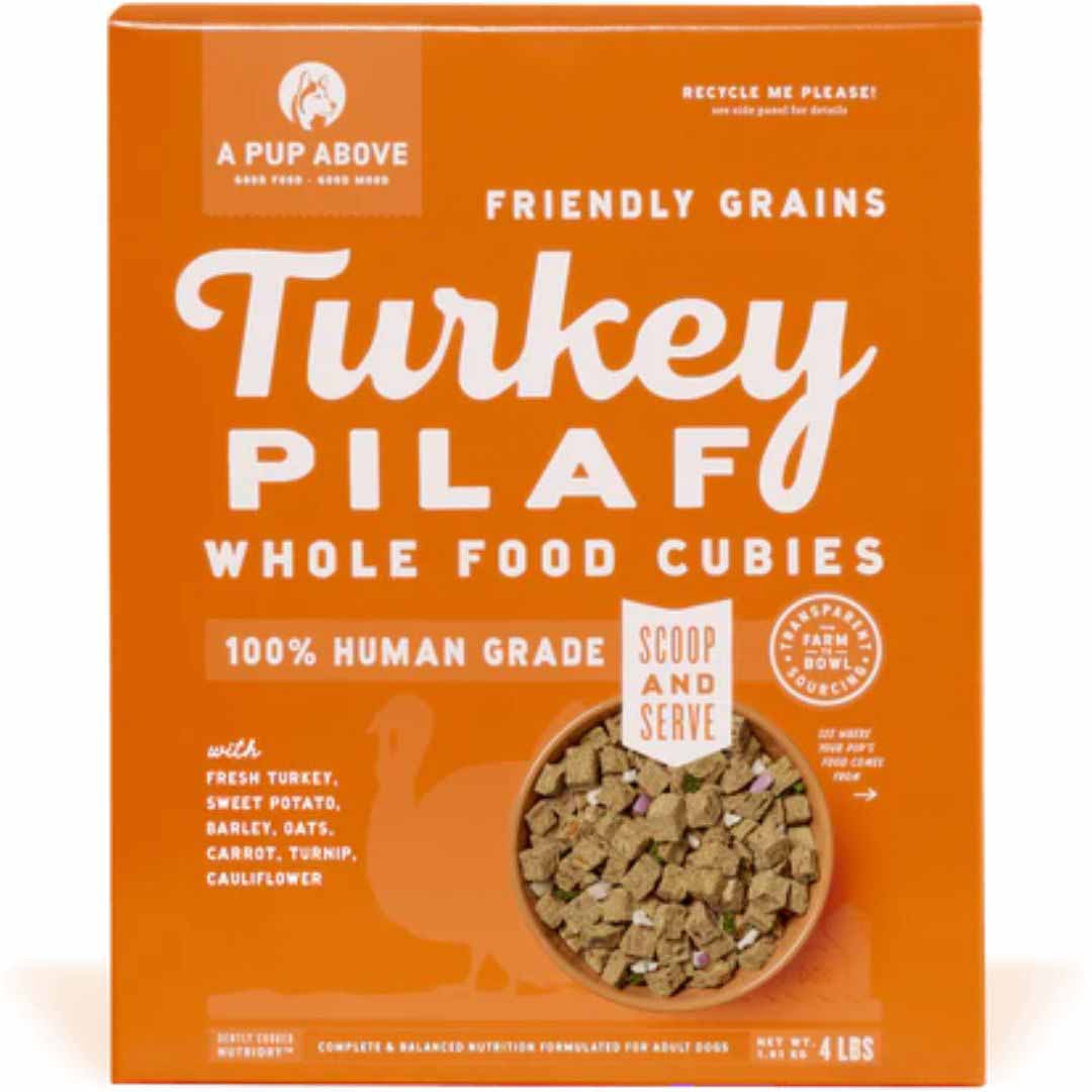 A PUP ABOVE DOG CUBIES TURKEY 2LB 4 COUNT