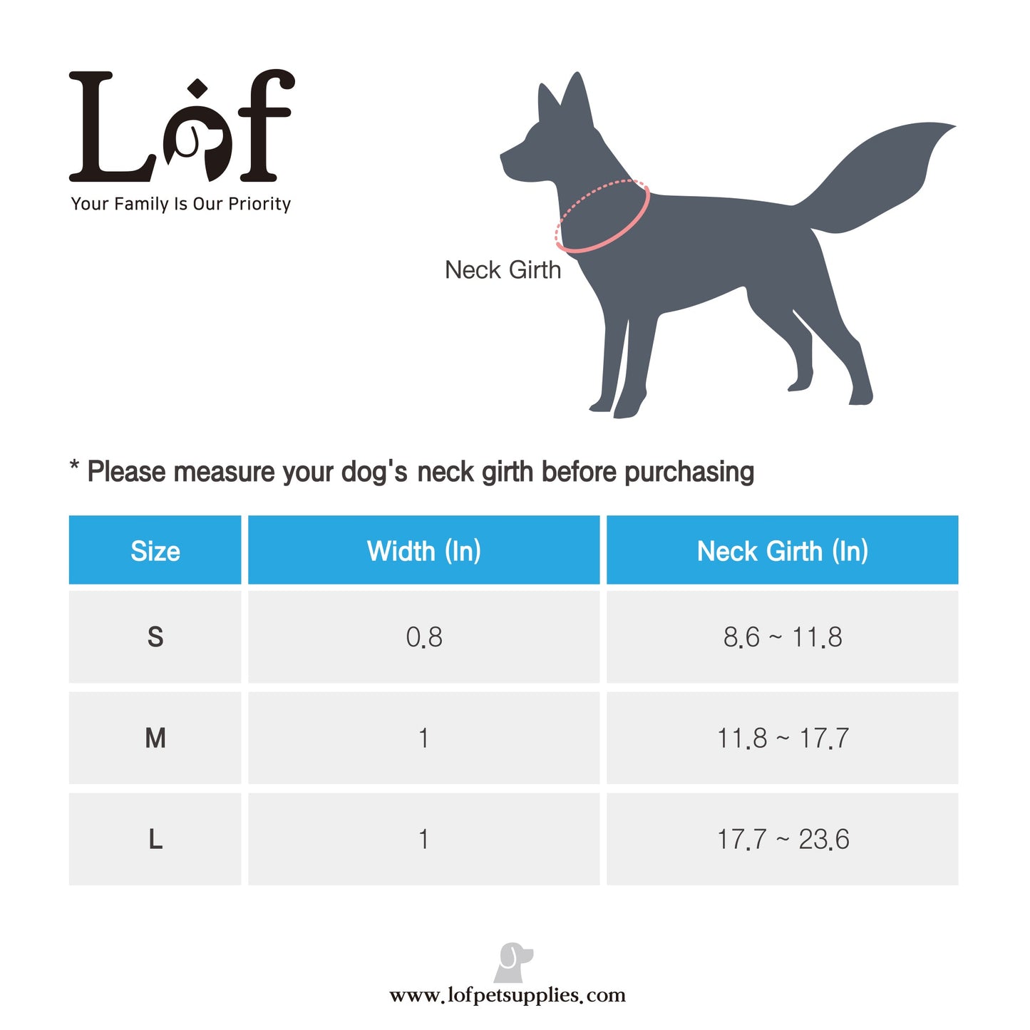 LOF DOG COLLAR