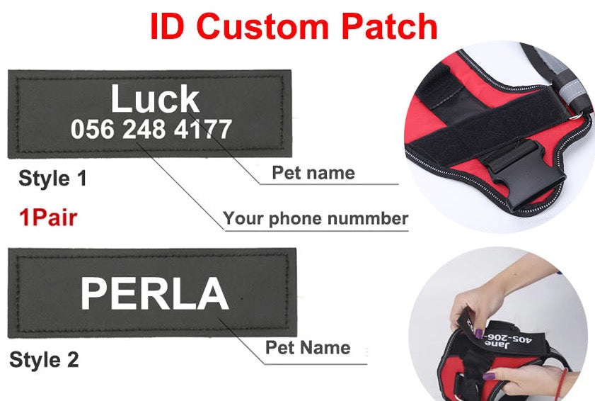 PERSONALIZED NO PULL DOG HARNESS