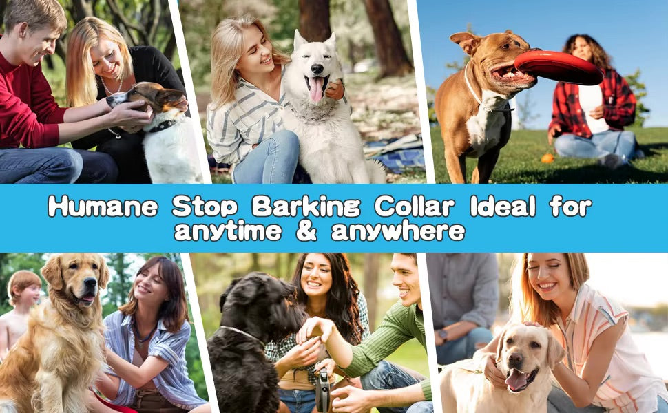 PET-FRIENDLY ANTI-BARK DOG TRAINING COLLAR