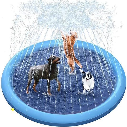 DOG SPLASH POOL AND WATER SPRINKLER