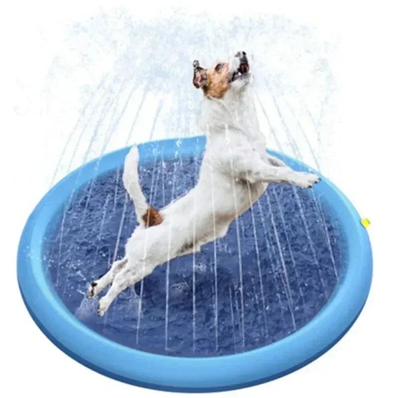 DOG SPLASH POOL AND WATER SPRINKLER