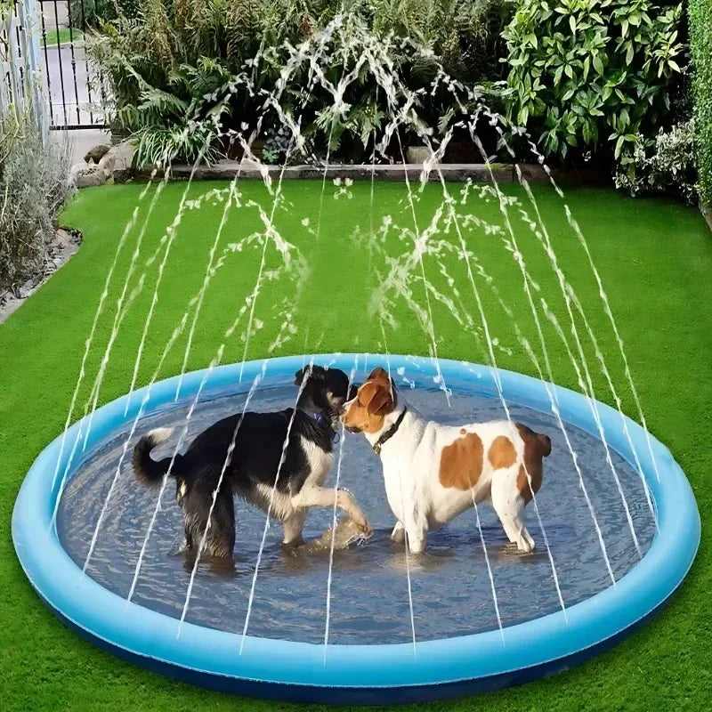 DOG SPLASH POOL AND WATER SPRINKLER