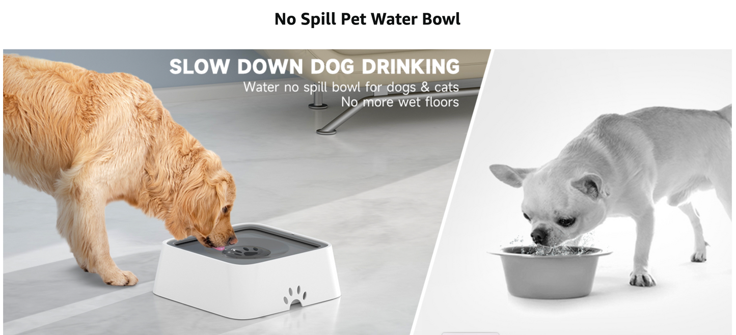 NO-SPILL DOG WATER BOWL